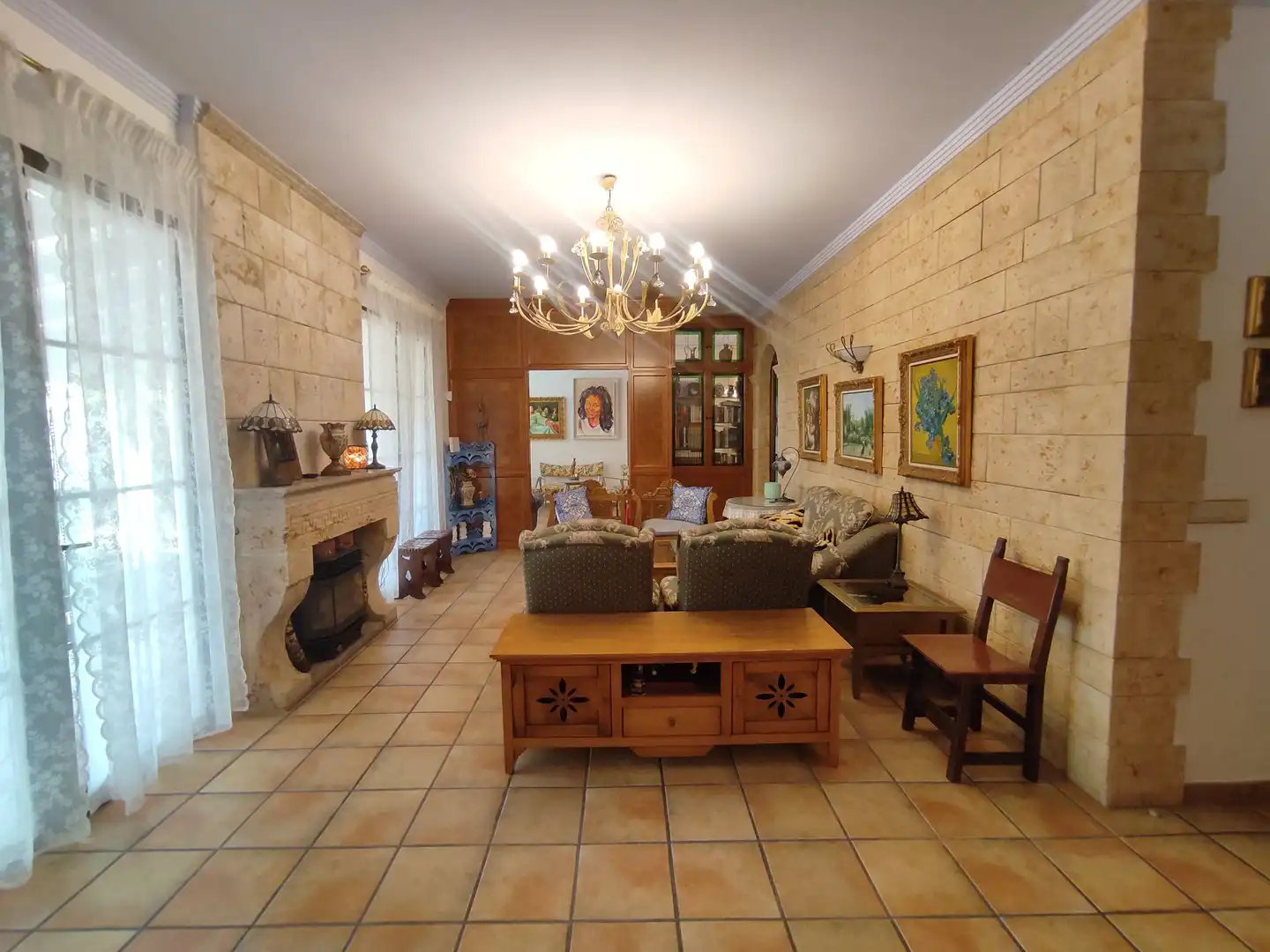 Sala de estar de Casa o chalet en venta en Pedro Muñoz con Aire acondicionado, Calefacción y Jardín privado