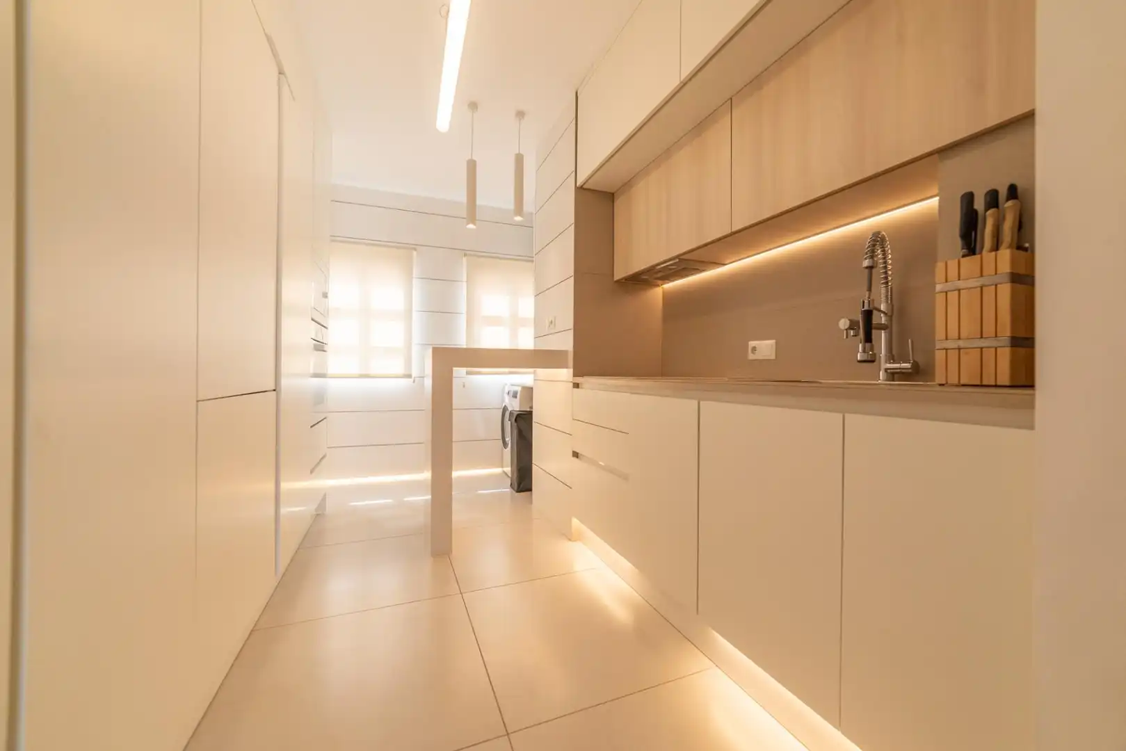 Küche von Wohnung zum Verkauf in San Javier mit Klimaanlage, Terrasse und Abstellraum