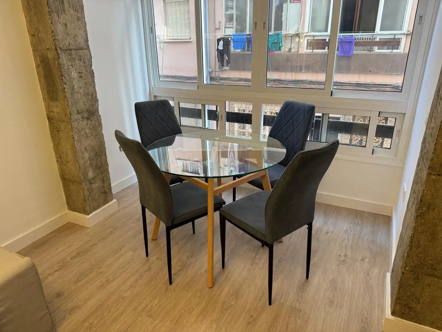 Esszimmer von Wohnungen zum Verkauf in Málaga mit Klimaanlage, Terrasse und Balkon
