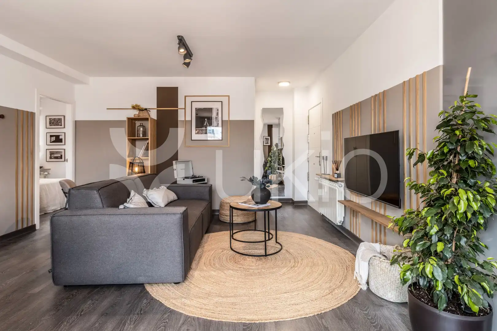 Sala d'estar de Apartament de lloguer en Madrid amb Aire condicionat, Calefacció i Terrassa