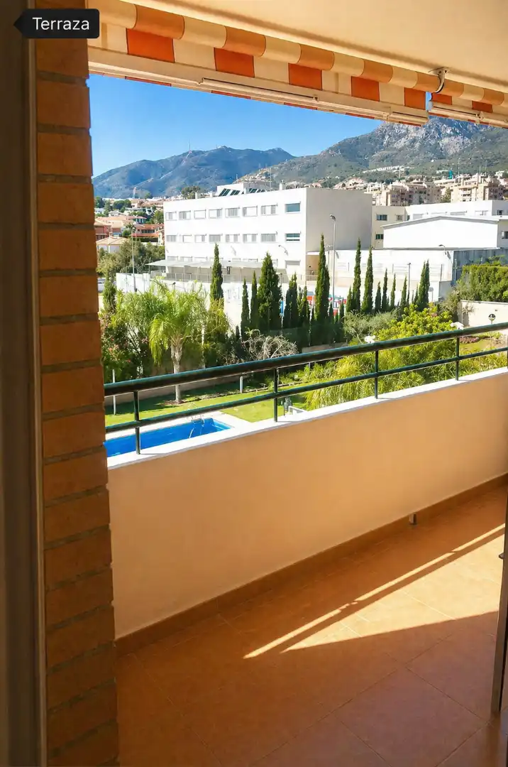 Balcony of Flat for rent in Torremolinos  with Terrace, Furnished and Oven