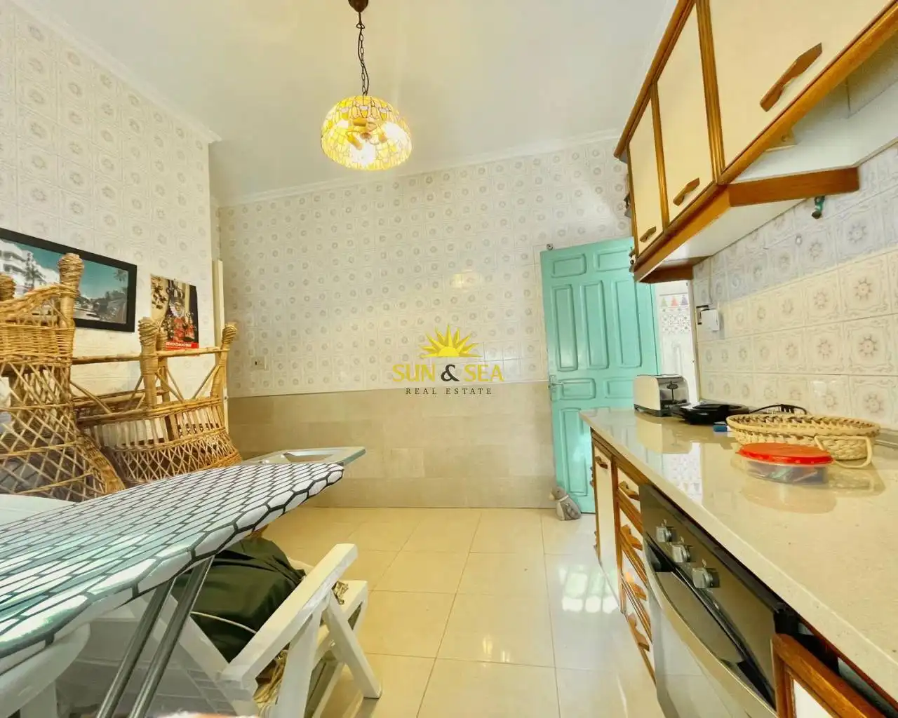 Cocina de Casa o chalet en venta en San Pedro del Pinatar con Calefacción, Piscina y Amueblado