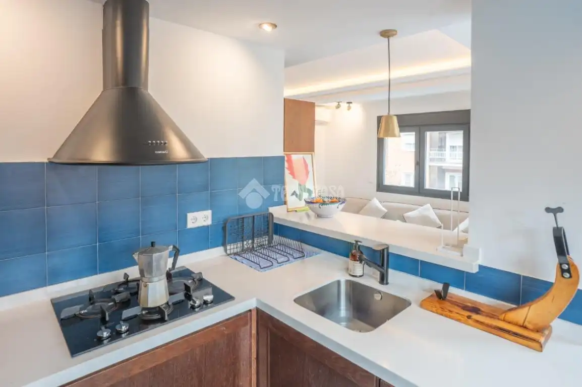 Kitchen of Flat for sale in Madrid  with Heating and Parquet flooring