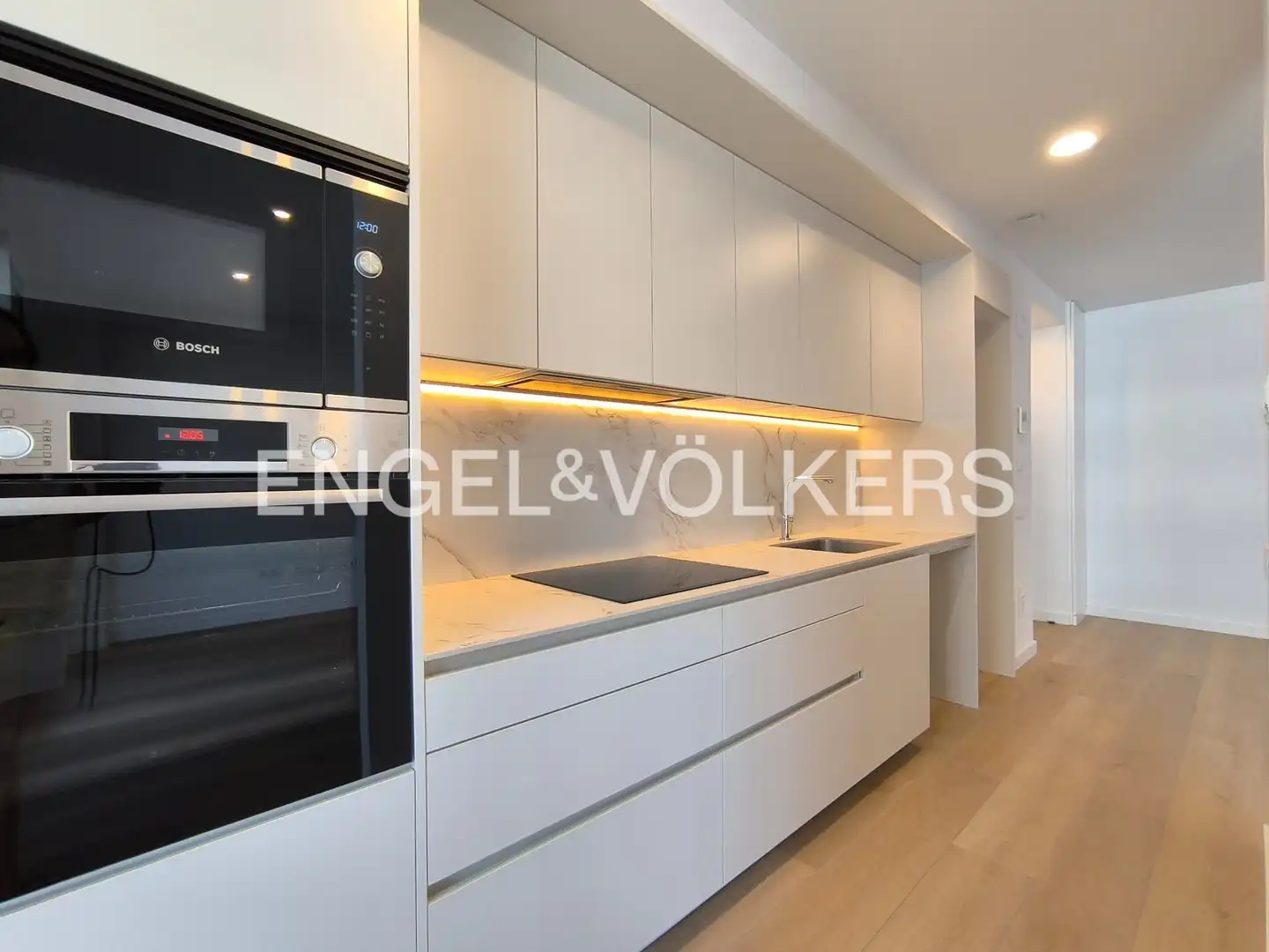 Kitchen of Flat for rent in Barcelona  with Air Conditioner, Heating and Terrace