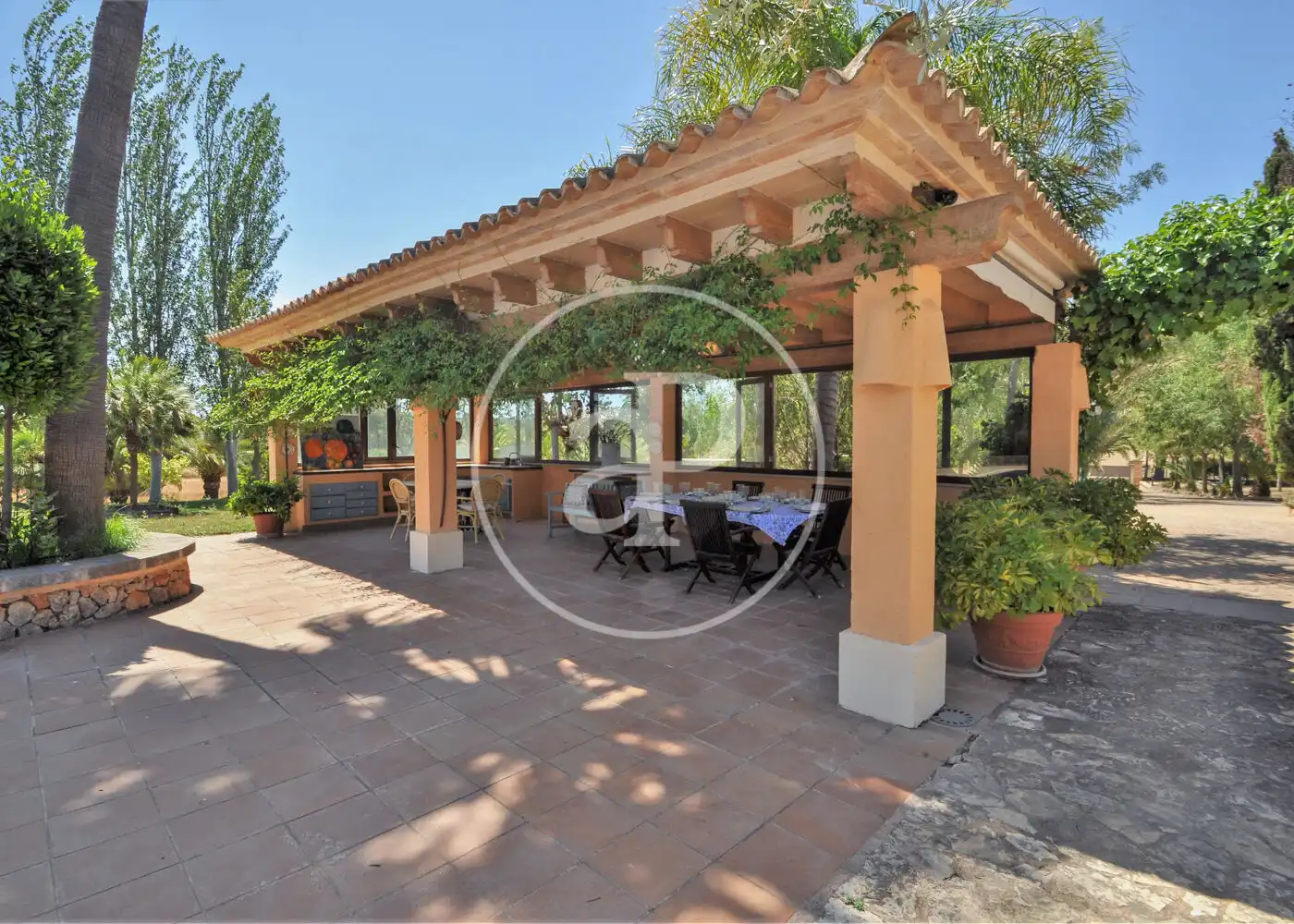 Terraza de Casa o chalet en venta en Binissalem con Aire acondicionado, Calefacción y Jardín privado