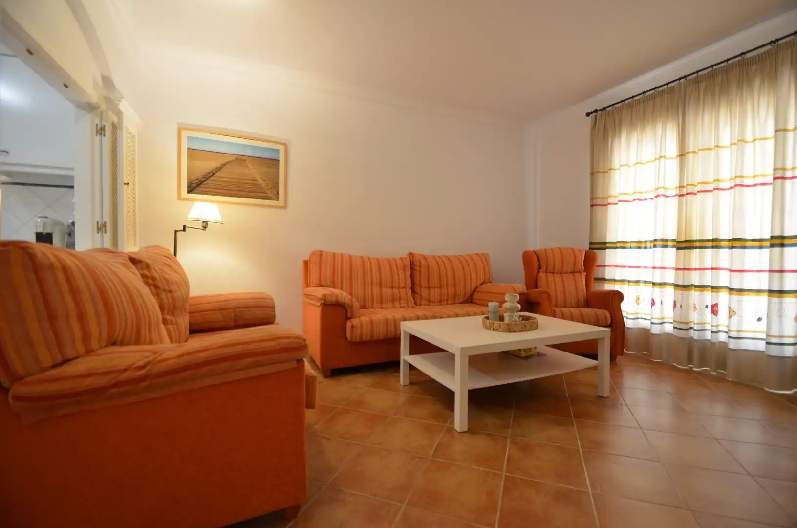 Sala de estar de Apartamento en venta en Ayamonte con Aire acondicionado, Terraza y Piscina comunitaria