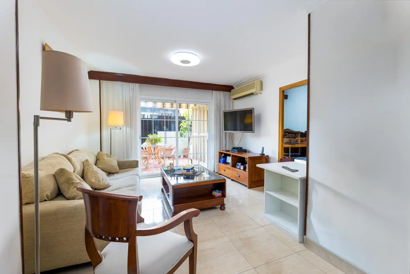 Sala de estar de Planta baja en venta en  Palma de Mallorca con Aire acondicionado, Calefacción y Terraza