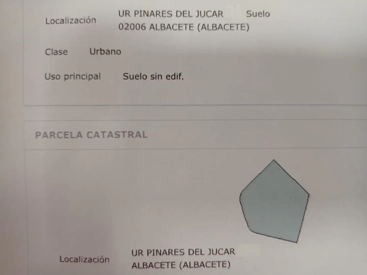 Terreno residenziale in vendita a Pedanías - Extrarradio