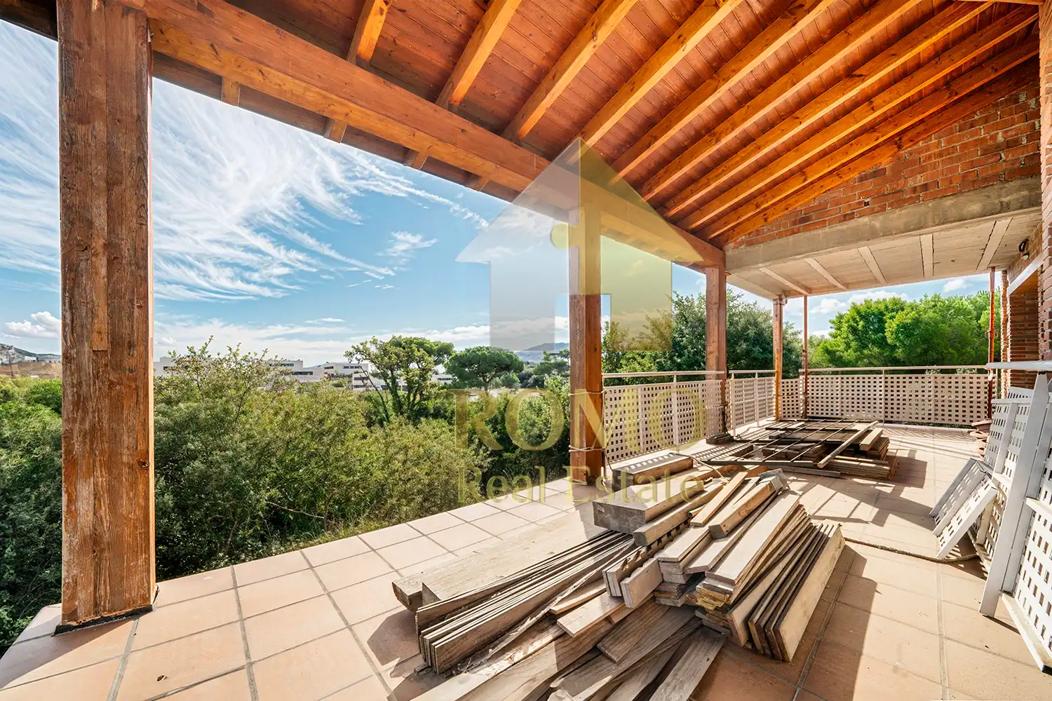 Terrassa de Casa o xalet en venda en Palau-solità i Plegamans amb Jardí privat, Terrassa i Traster