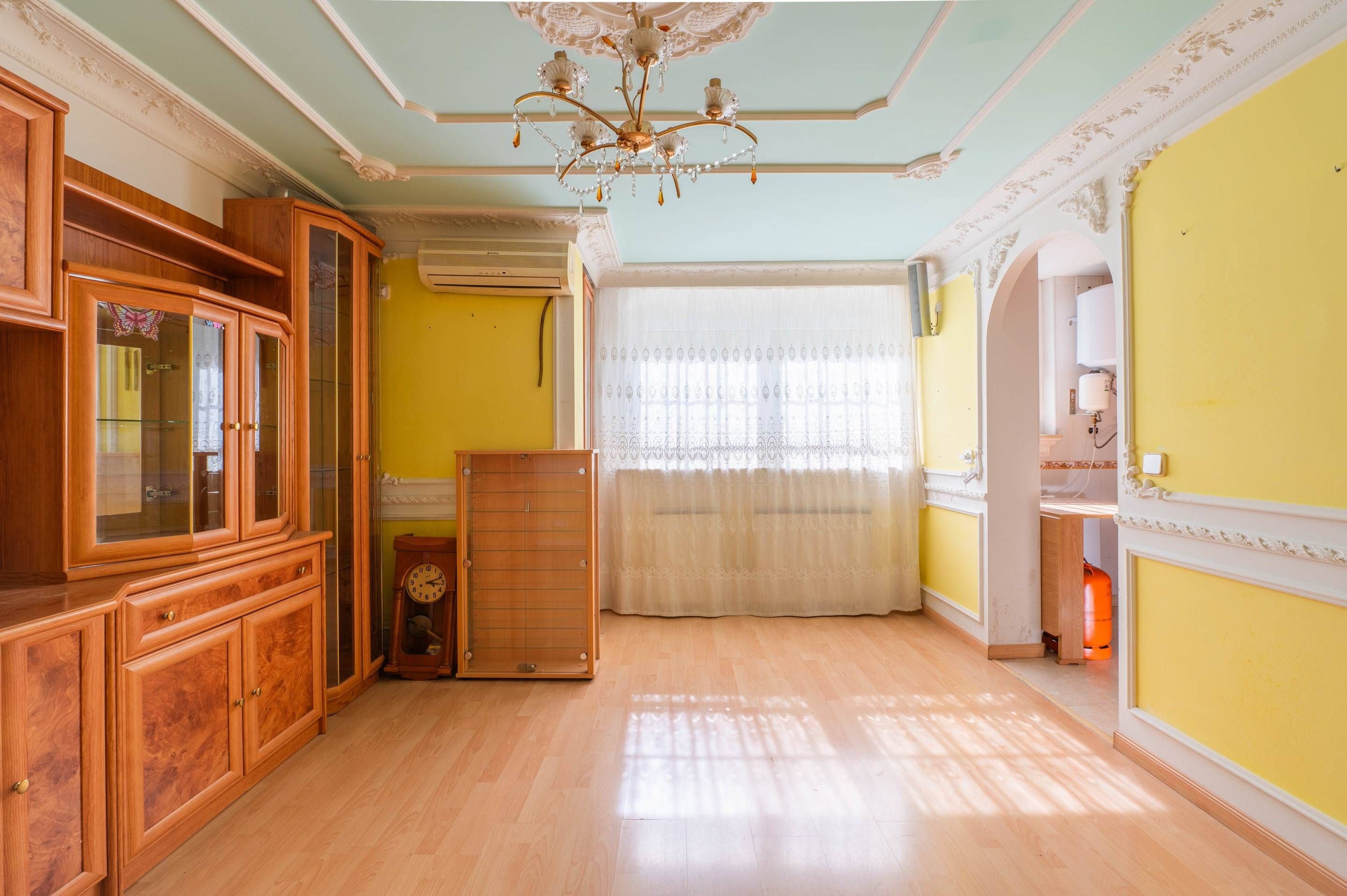 Bedroom of Flat for sale in  Madrid Capital  with Air Conditioner and Heating