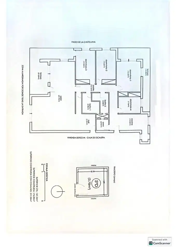 Flat for sale in Madrid  with Air Conditioner, Heating and Parquet flooring