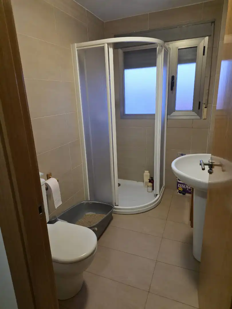 Baño de Apartamento en venta en Ciudad Real con Aire acondicionado, Trastero y Amueblado
