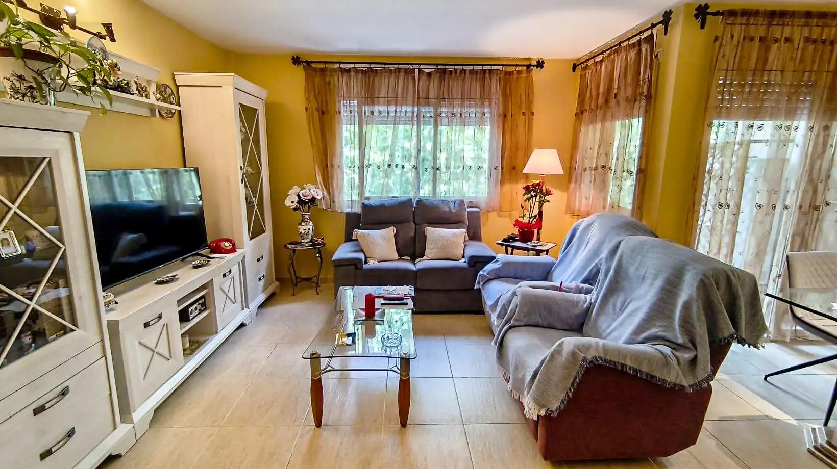 Sala de estar de Piso en venta en Montbrió del Camp con Aire acondicionado, Calefacción y Balcón