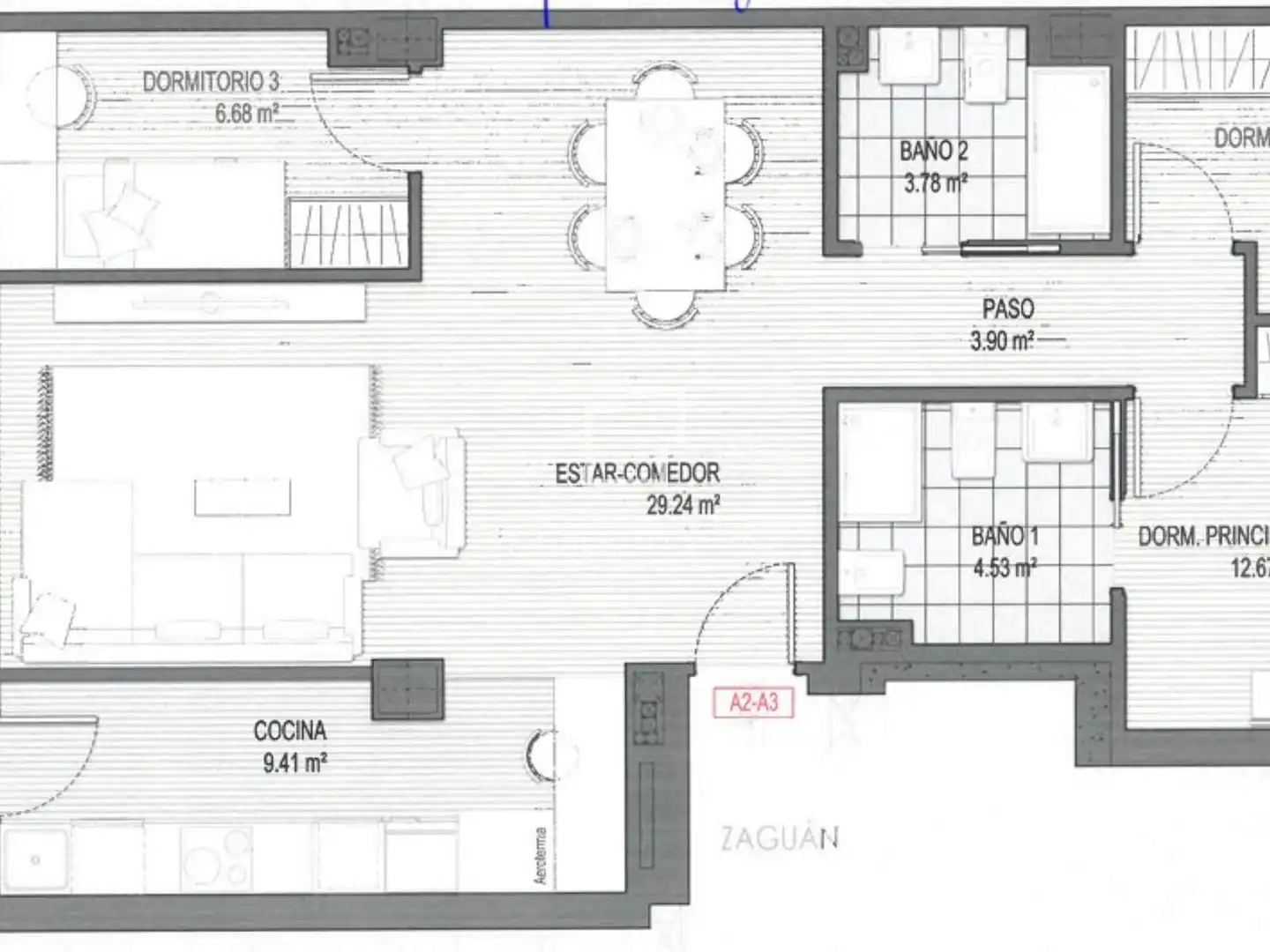 Wohnung zum Verkauf in Vilanova i la Geltrú mit Klimaanlage, Heizung und Parkett