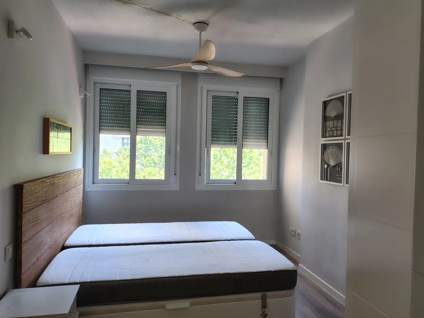 Bedroom of Flat for rent in Madrid  with Air Conditioner, Heating and Furnished