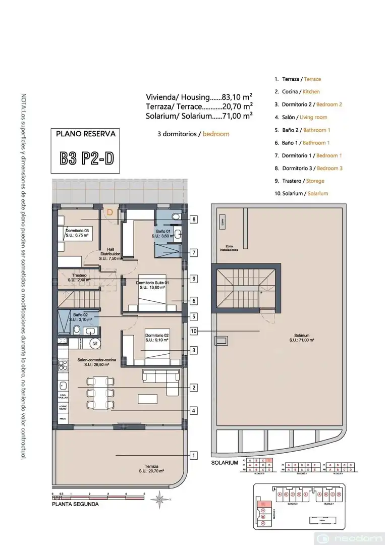 Penthouse zum Verkauf in Las Lomas de Rame - Bahía Bella, imagen 12