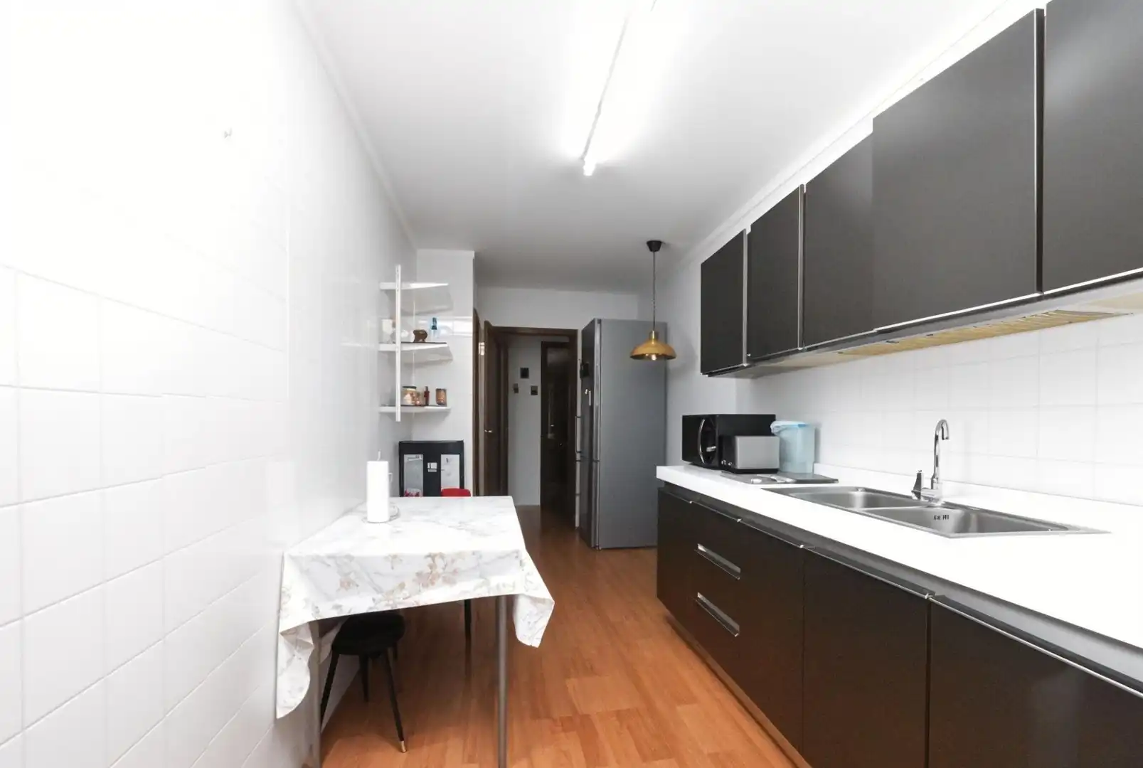 Kitchen of Flat for sale in  Palma de Mallorca  with Air Conditioner, Terrace and Furnished