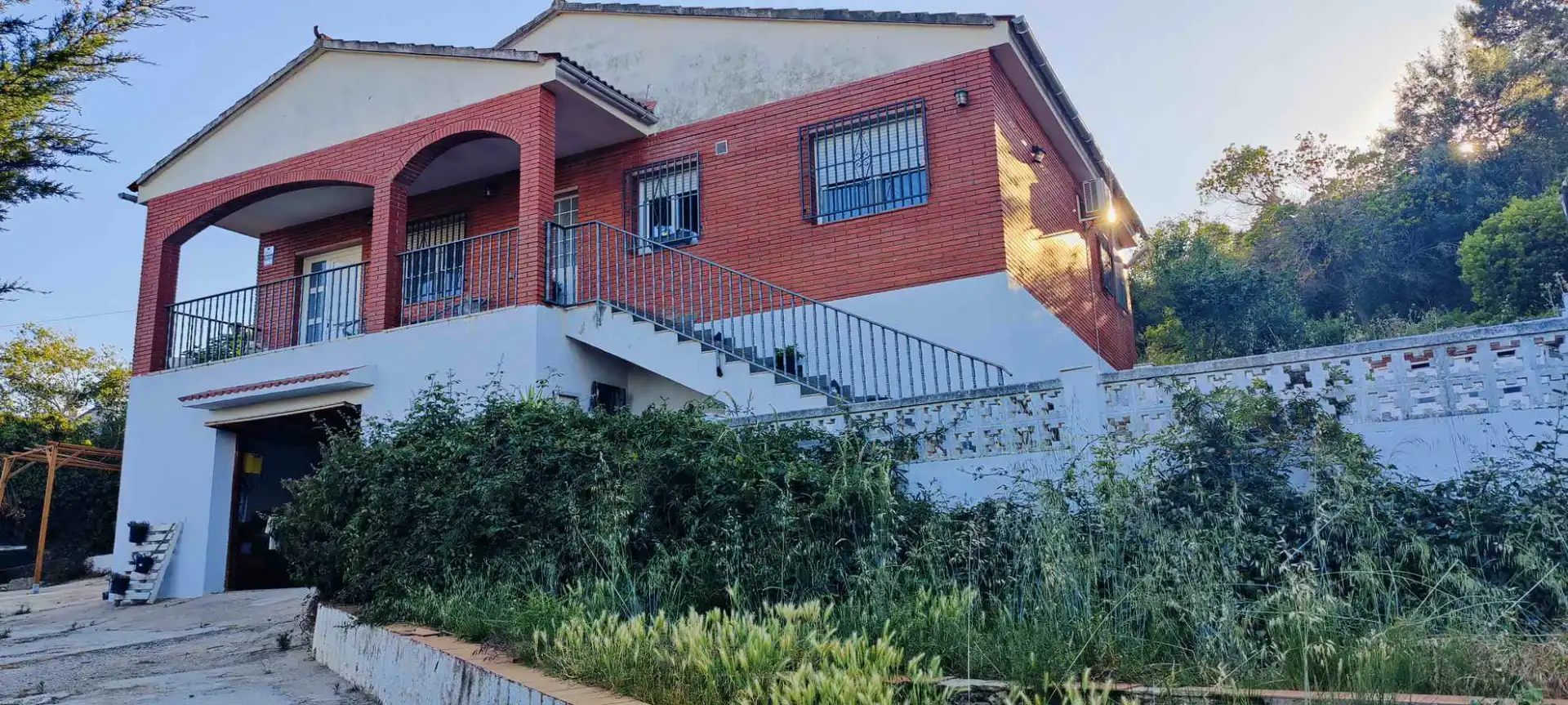 Vista exterior de Casa o chalet en venta en Vallirana con Calefacción, Jardín privado y Terraza