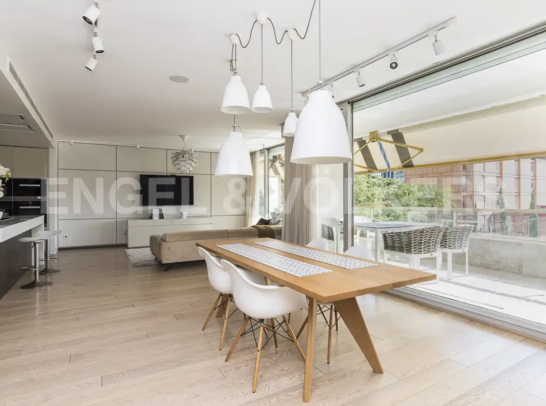 Sala de estar de Piso en venta en Barcelona con Aire acondicionado, Calefacción y Terraza
