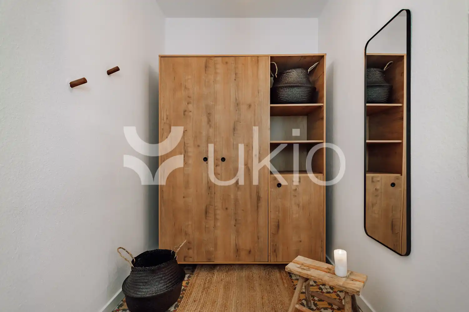 Dormitori de Apartament de lloguer en Barcelona amb Aire condicionat, Calefacció i Terrassa