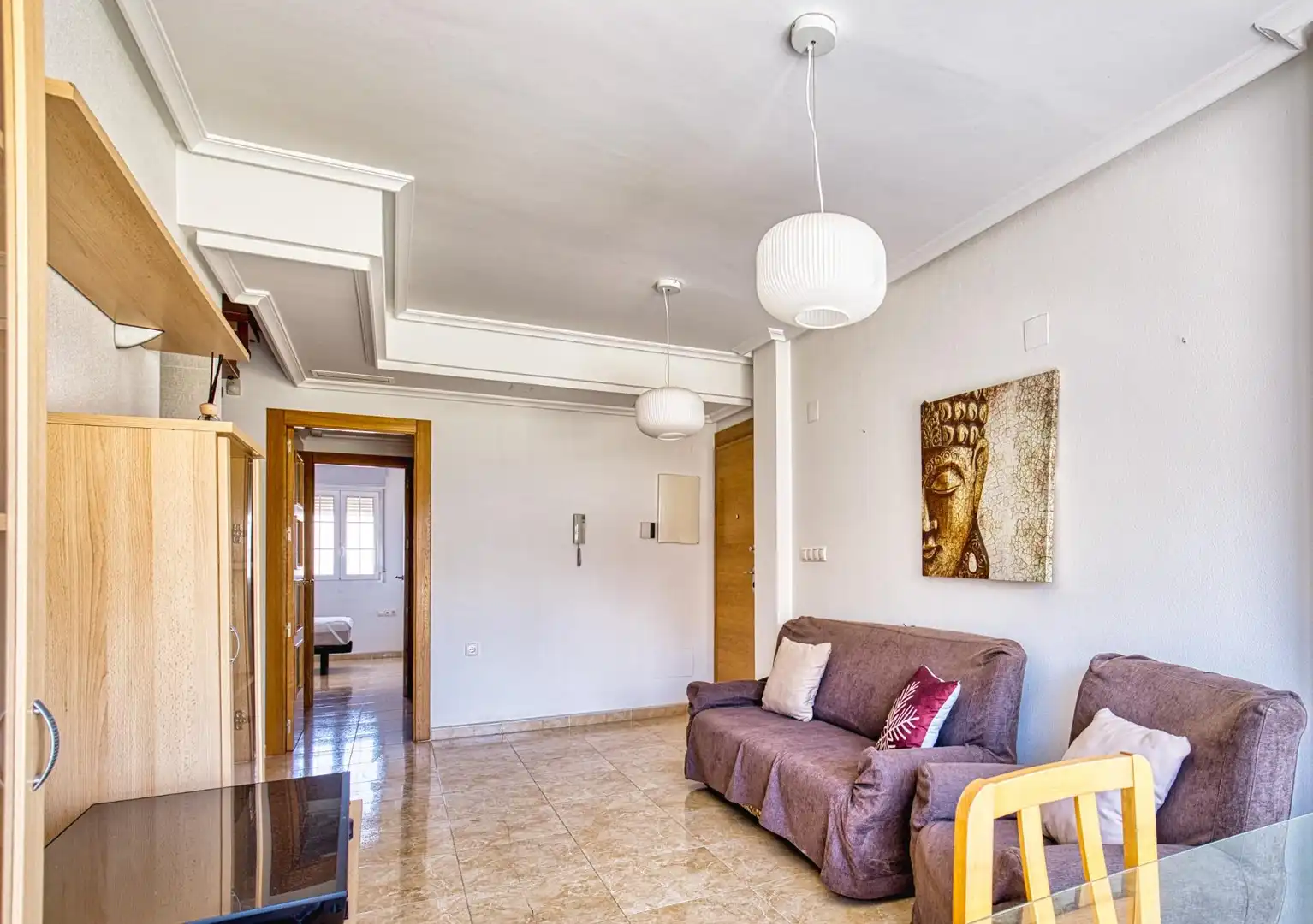 Sala de estar de Casa adosada en venta en Abanilla con Aire acondicionado, Terraza y Trastero