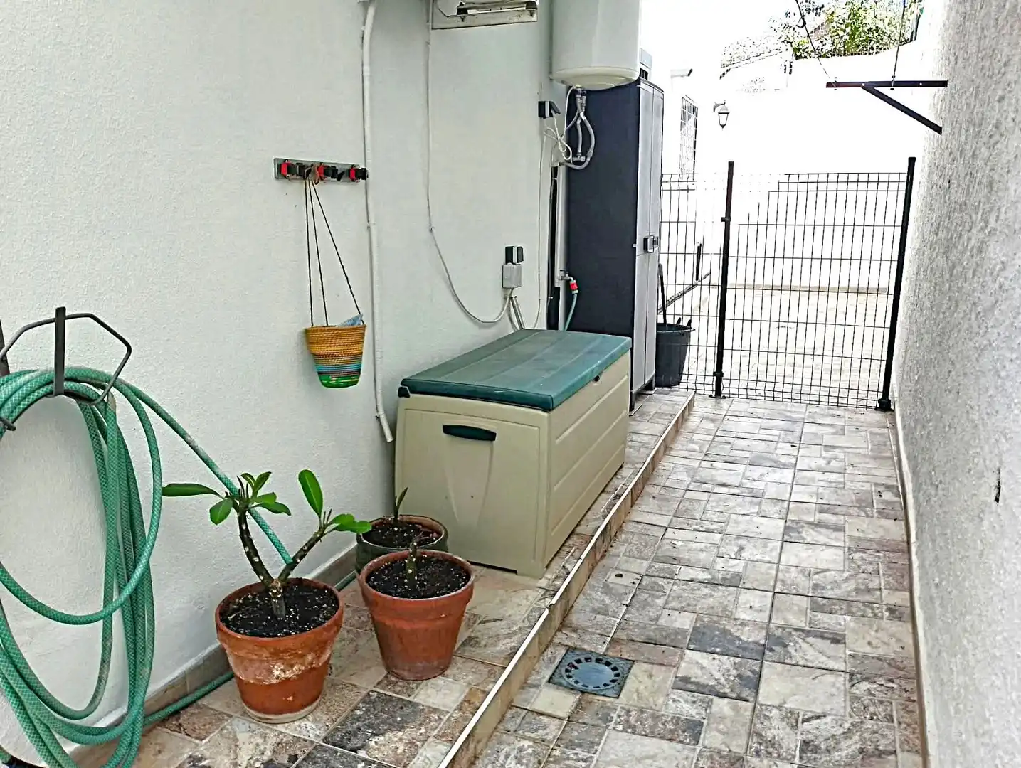 Terrasse von Wohnung zur Miete in Málaga mit Klimaanlage, Privatgarten und Terrasse