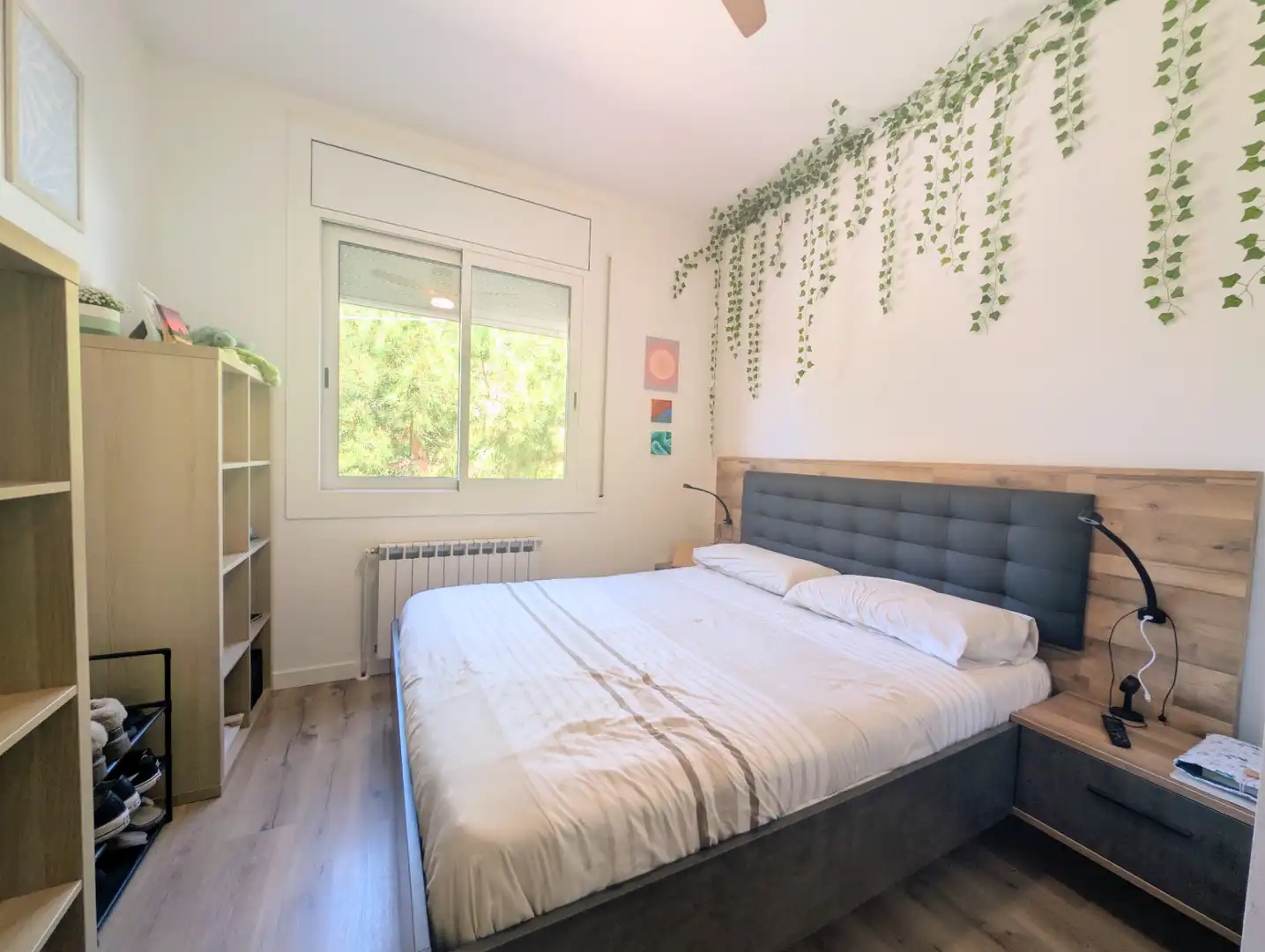 Schlafzimmer von Einfamilien-Reihenhaus zum Verkauf in Terrassa mit Klimaanlage, Heizung und Terrasse