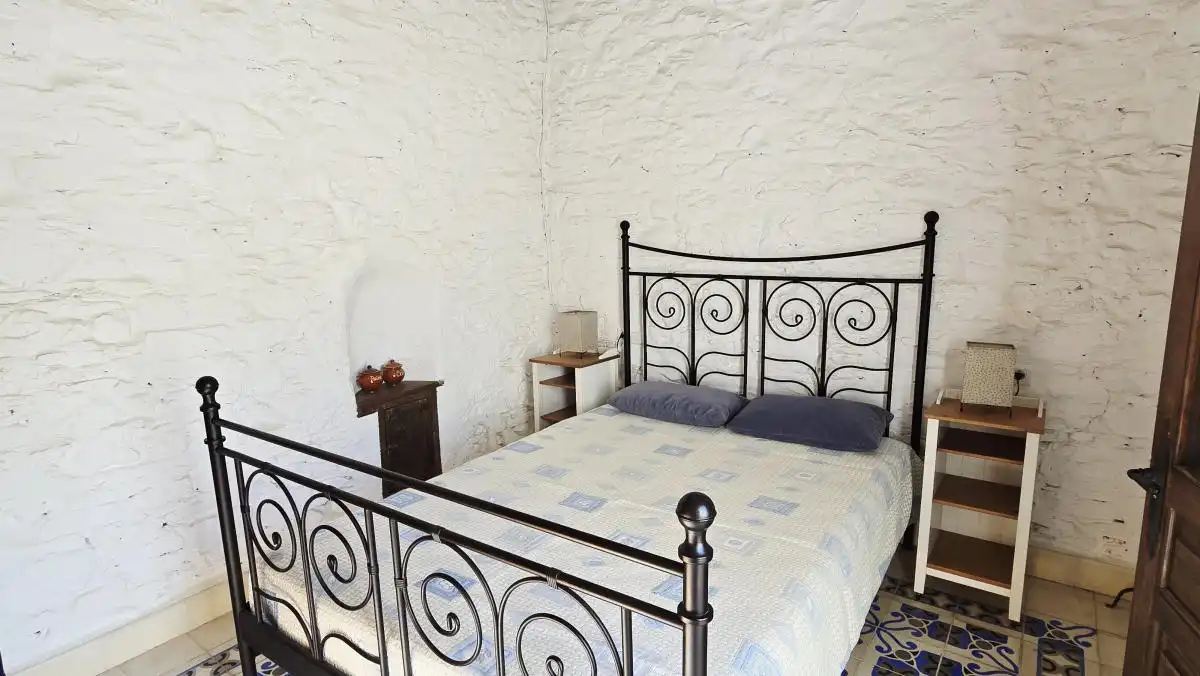 Bedroom of Detached homes for sale in Almáchar  with Air Conditioner, Terrace and Furnished