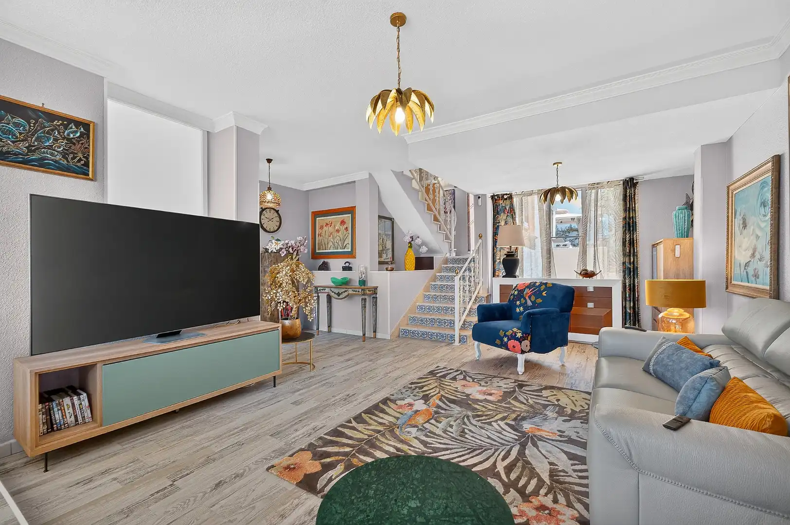 Sala de estar de Casa adosada en venta en Arona con Jardín privado, Terraza y Trastero