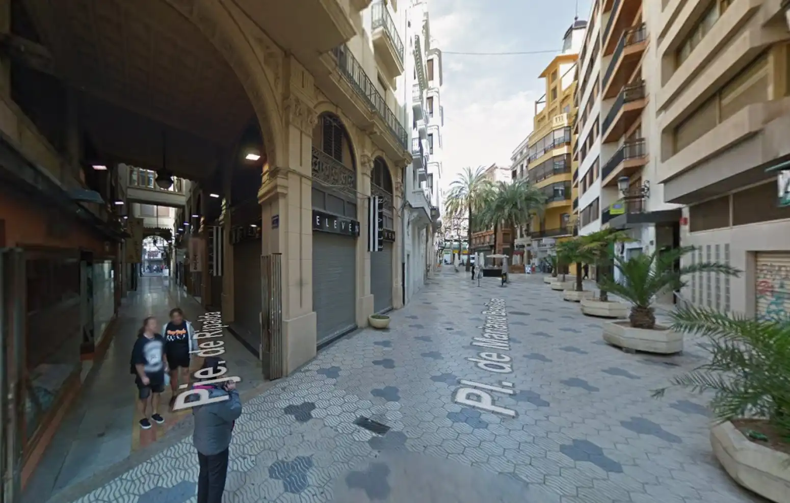 Außenansicht von Wohnung zur Miete in Valencia mit Klimaanlage, Heizung und Parkett