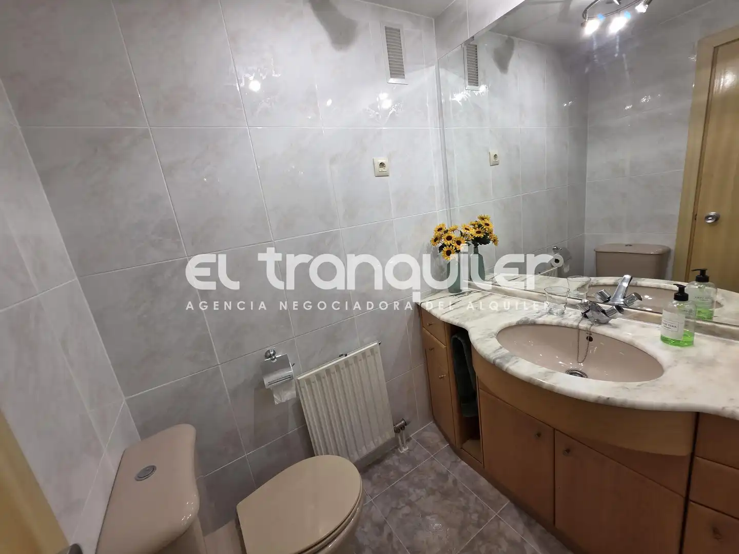 Baño de Piso de alquiler en Madrid con Aire acondicionado, Parquet y Amueblado