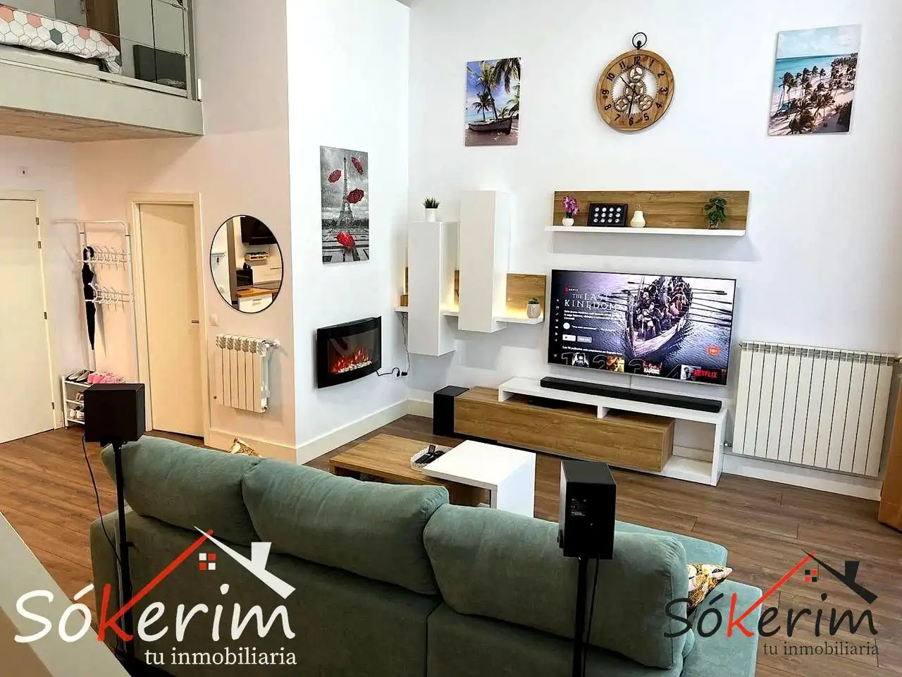 Sala de estar de Piso en venta en Camarma de Esteruelas con Terraza
