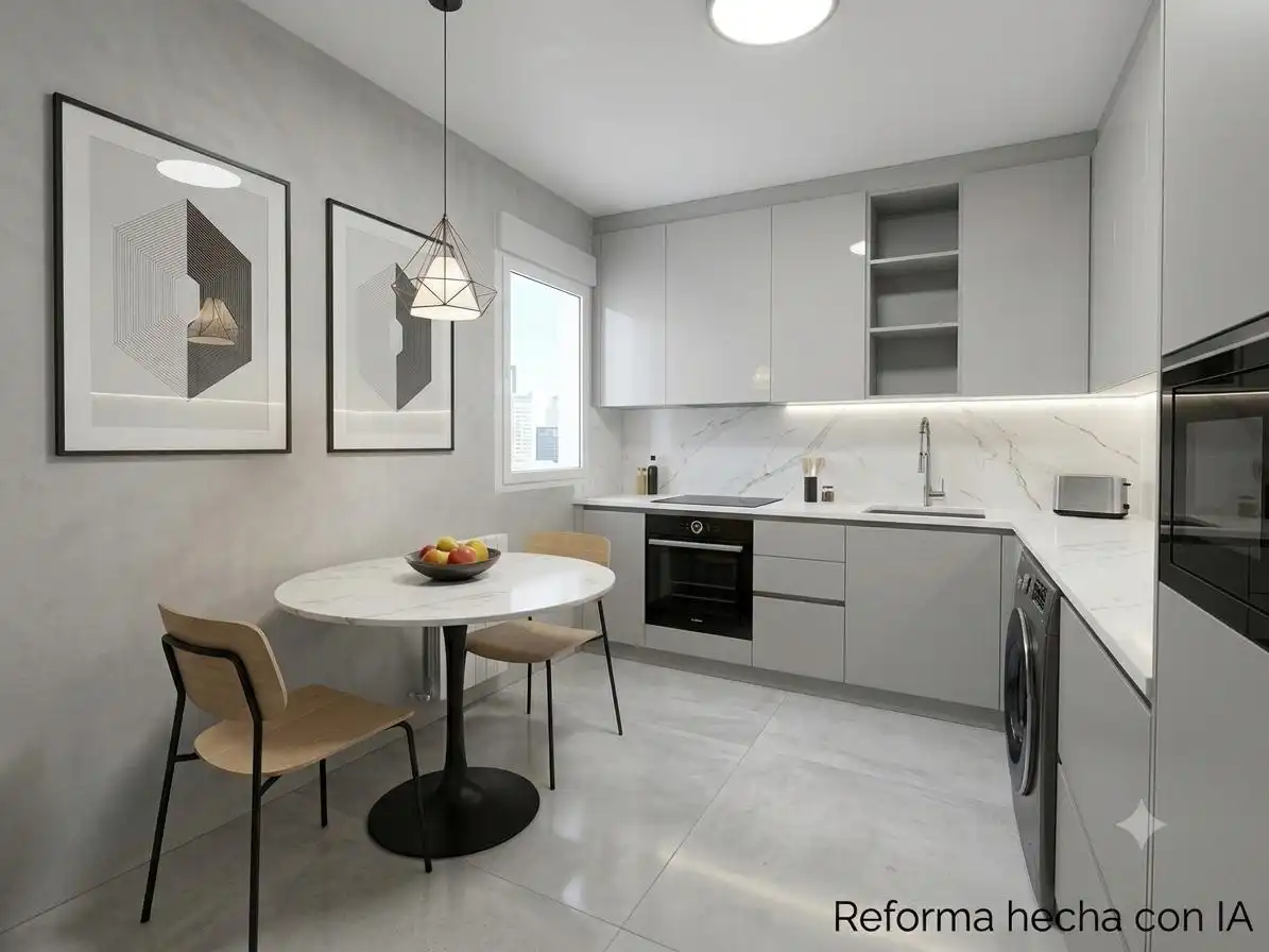 Kitchen of Flat for sale in Barakaldo   with Heating and Balcony