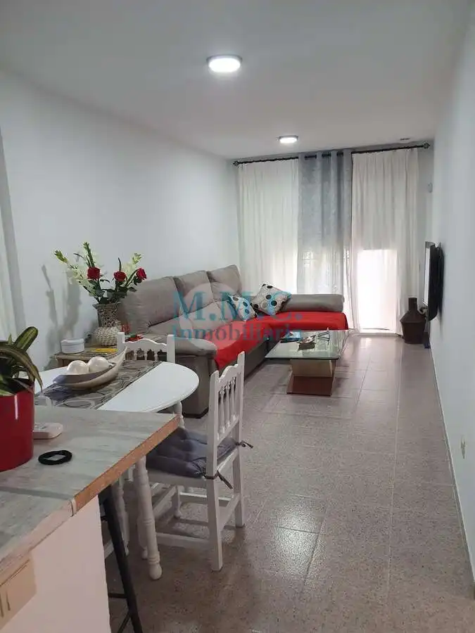 Living room of Flat for sale in Roquetas de Mar  with Air Conditioner, Storage room and Furnished