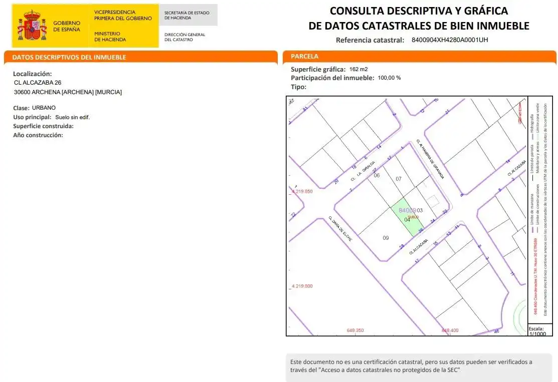 Terrenys i solars en venda a Calle ALCAZABA, imagen 6