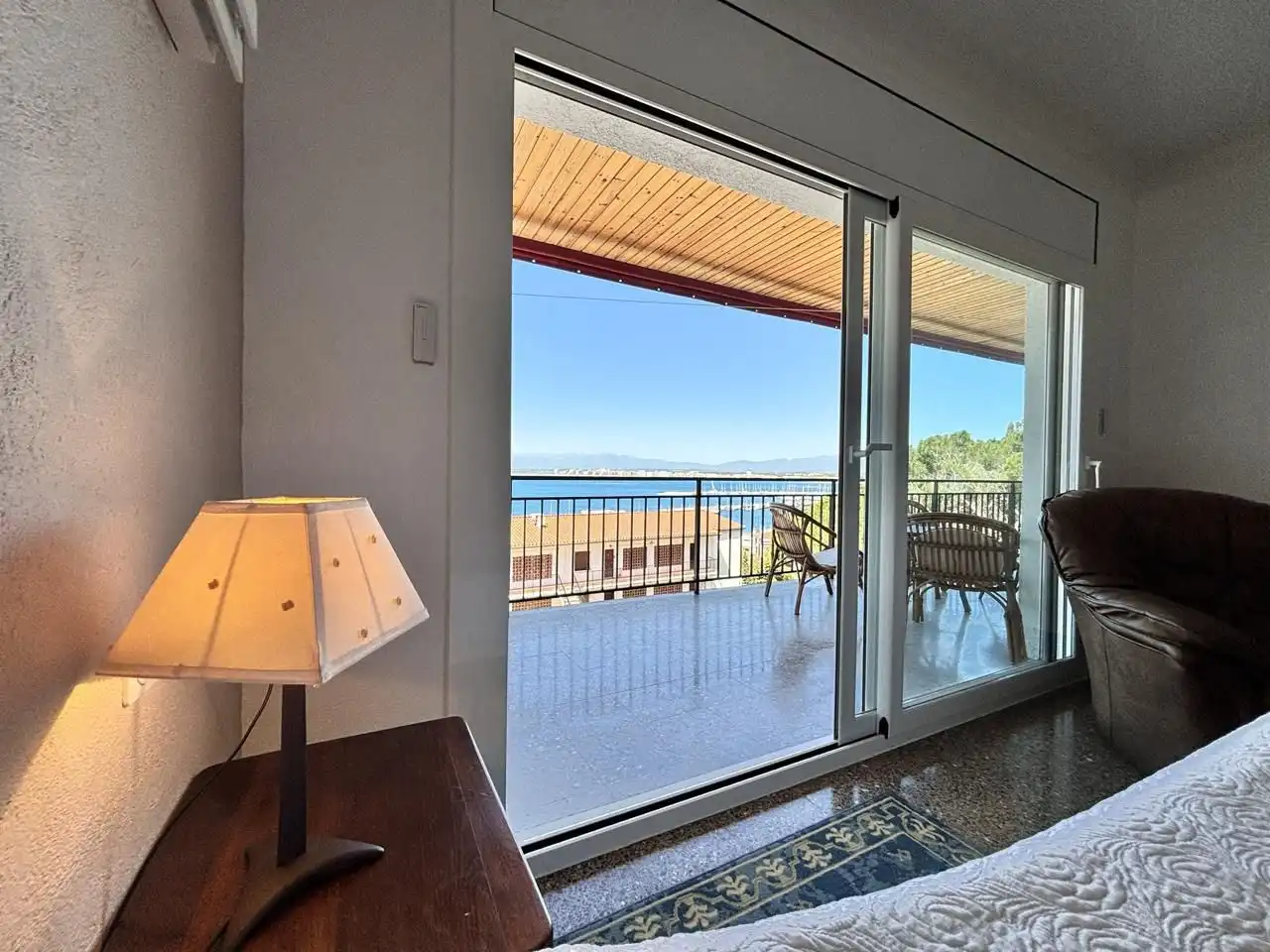 Balcony of Flat for sale in Roses  with Terrace and Furnished