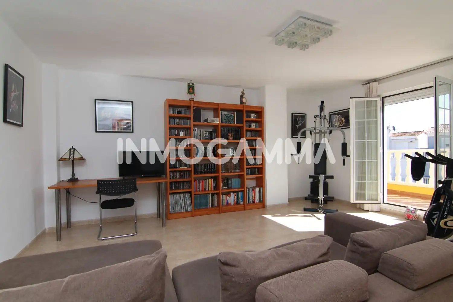 Sala de estar de Casa adosada en venta en Cullera con Terraza y Balcón