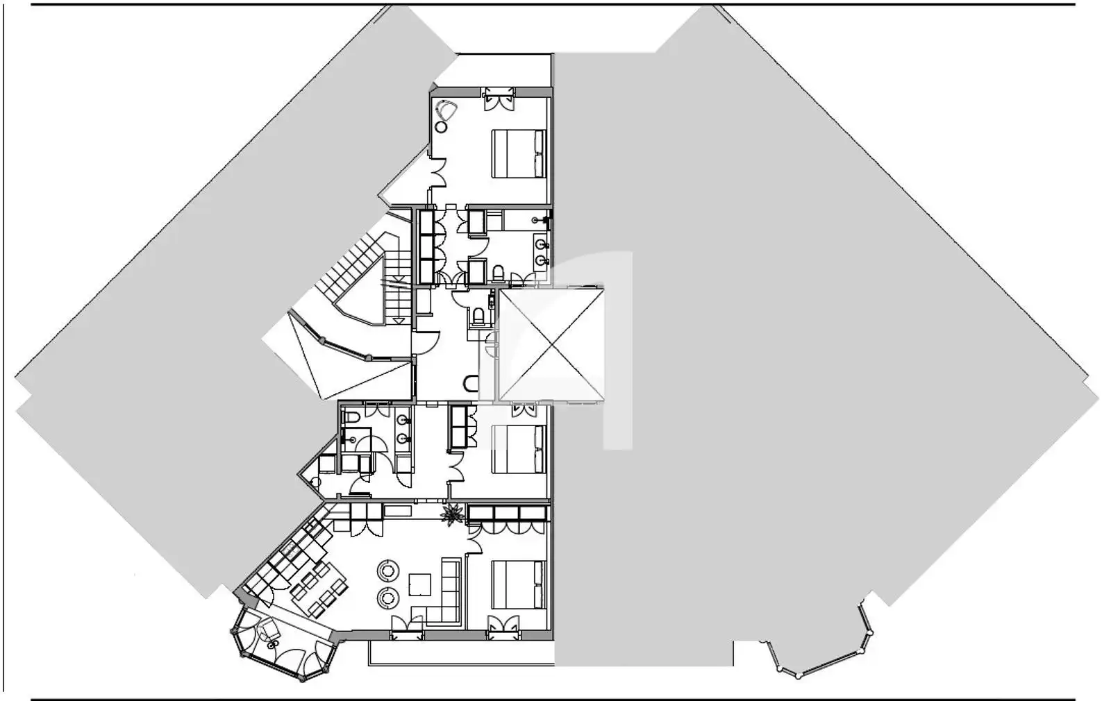 Flat with terrace to rent in Rossello, imagen 20