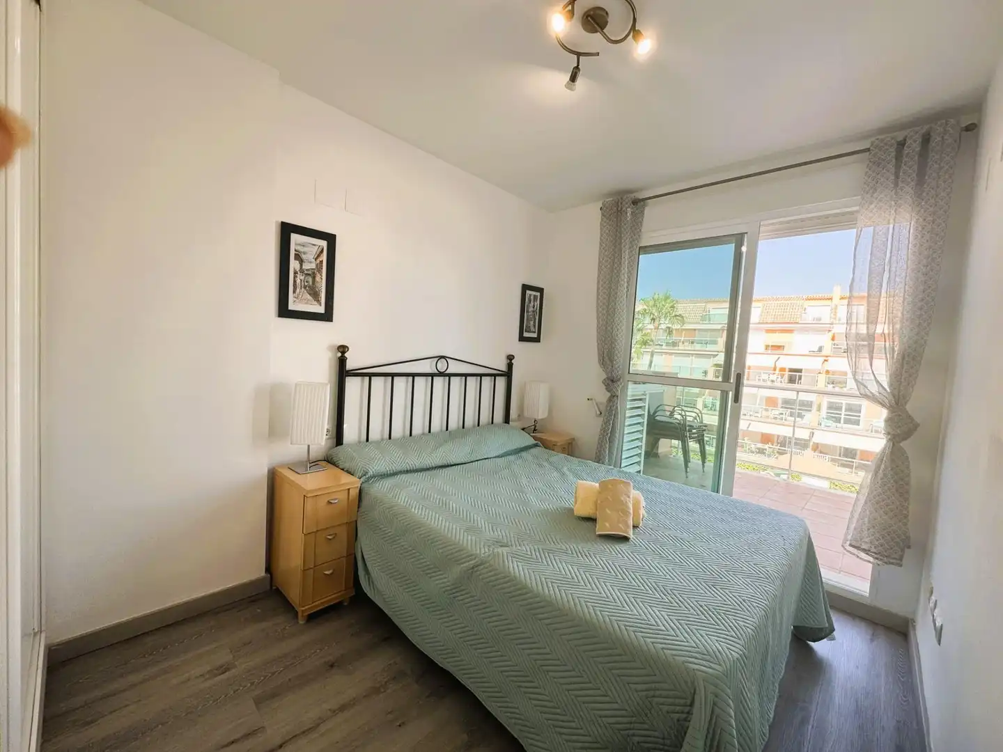 Dormitori de Apartament en venda en Dénia amb Aire condicionat, Jardí privat i Terrassa