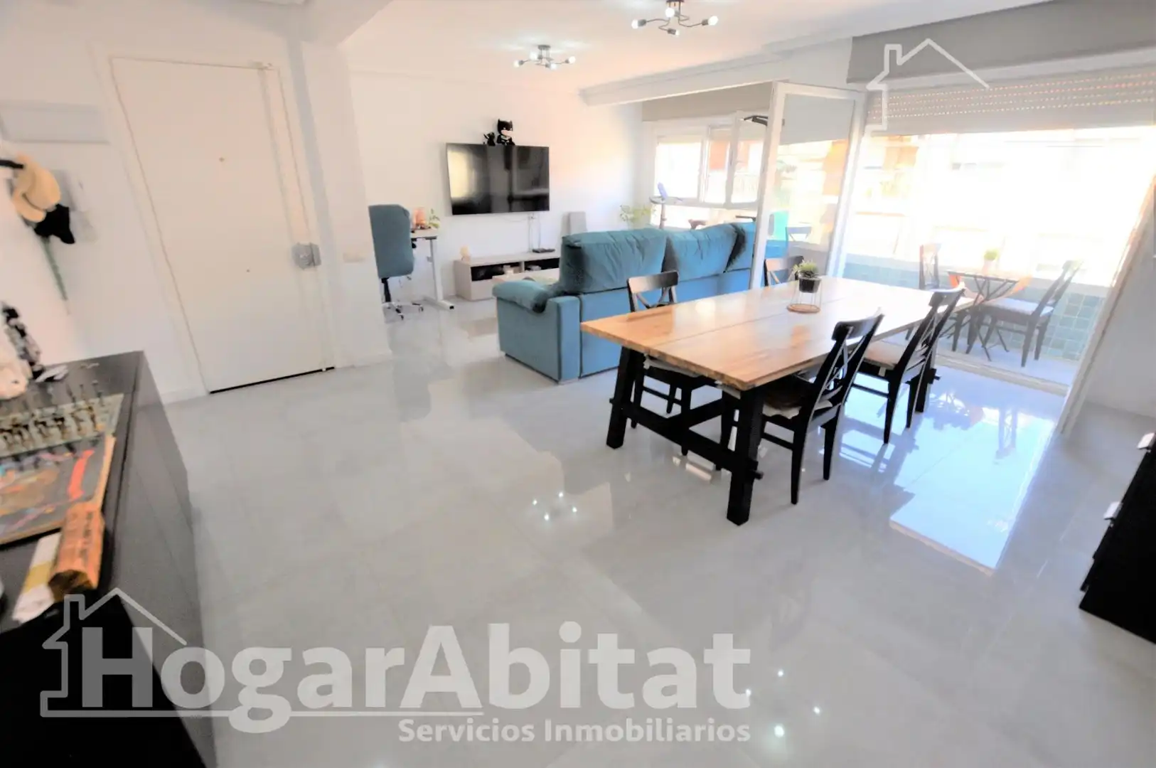 Wohnzimmer von Dachboden zum Verkauf in Valencia mit Klimaanlage, Heizung und Abstellraum