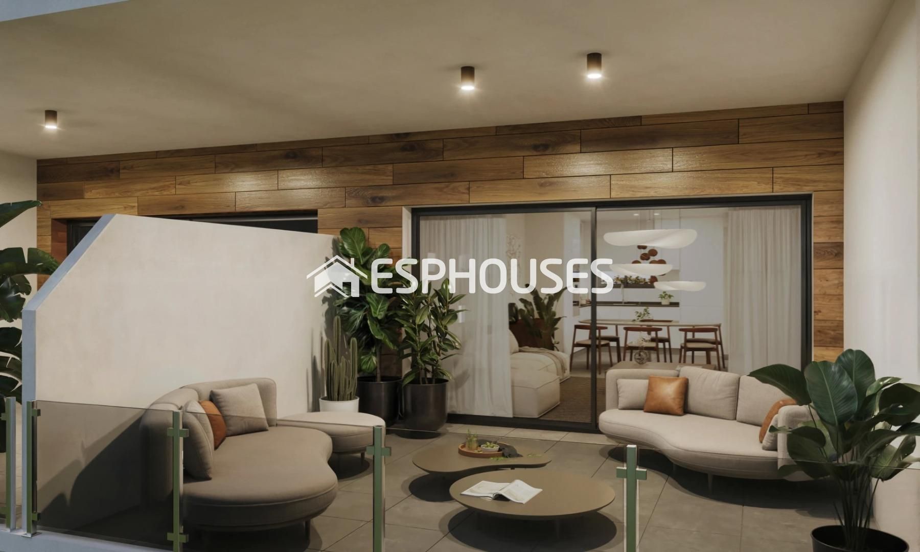 Terrace of Apartment for sale in Villajoyosa / La Vila Joiosa  with Air Conditioner, Heating and Terrace