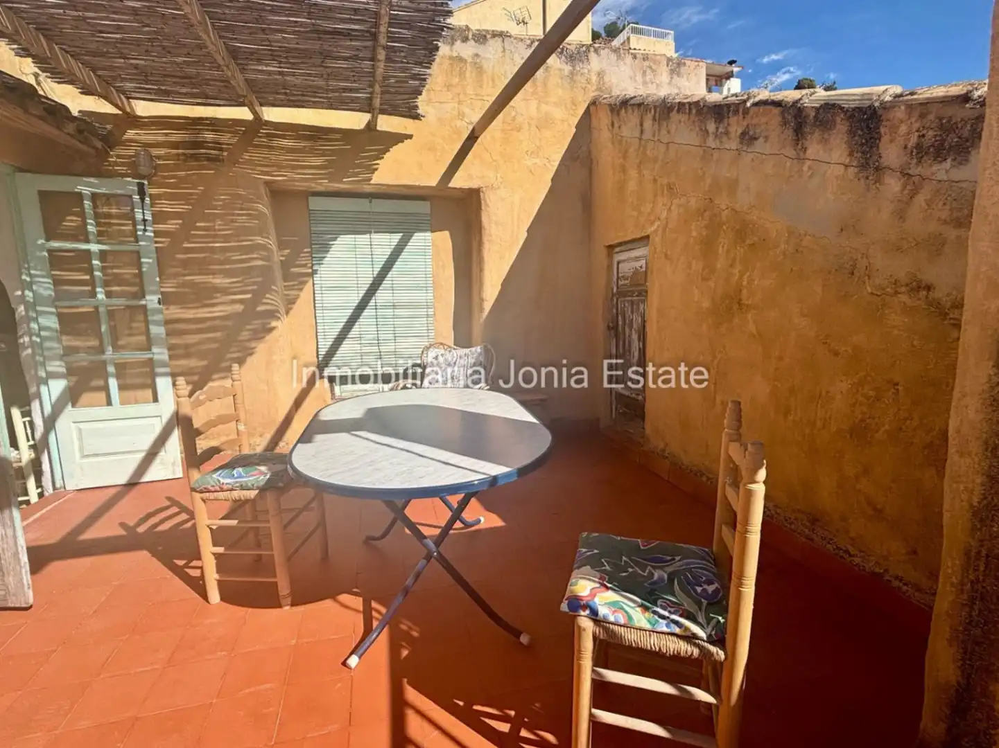 Terrace of Country homes for sale in Sella, Alicante