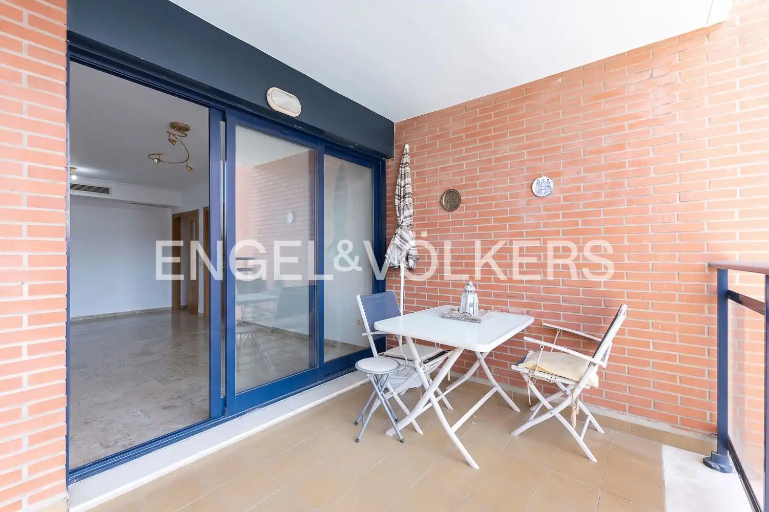 Terraza de Piso de alquiler en Valencia con Aire acondicionado, Calefacción y Jardín privado