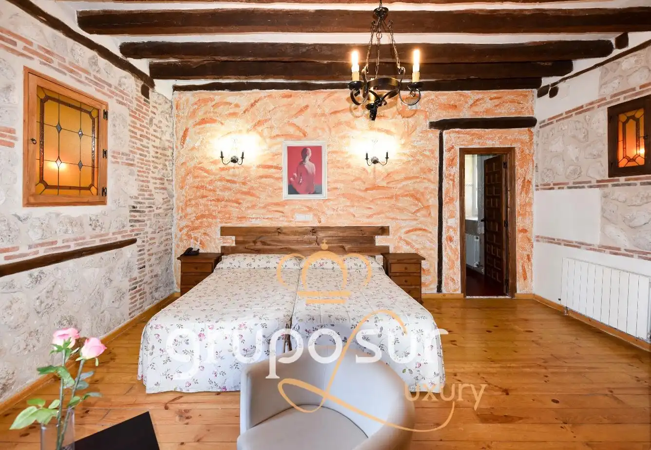 Bedroom of Country homes for sale in Olmedo  with Heating, Private garden and Parquet flooring