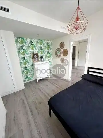 Habitación de Ático de alquiler en Sevilla con Aire acondicionado, Jardín privado y Terraza