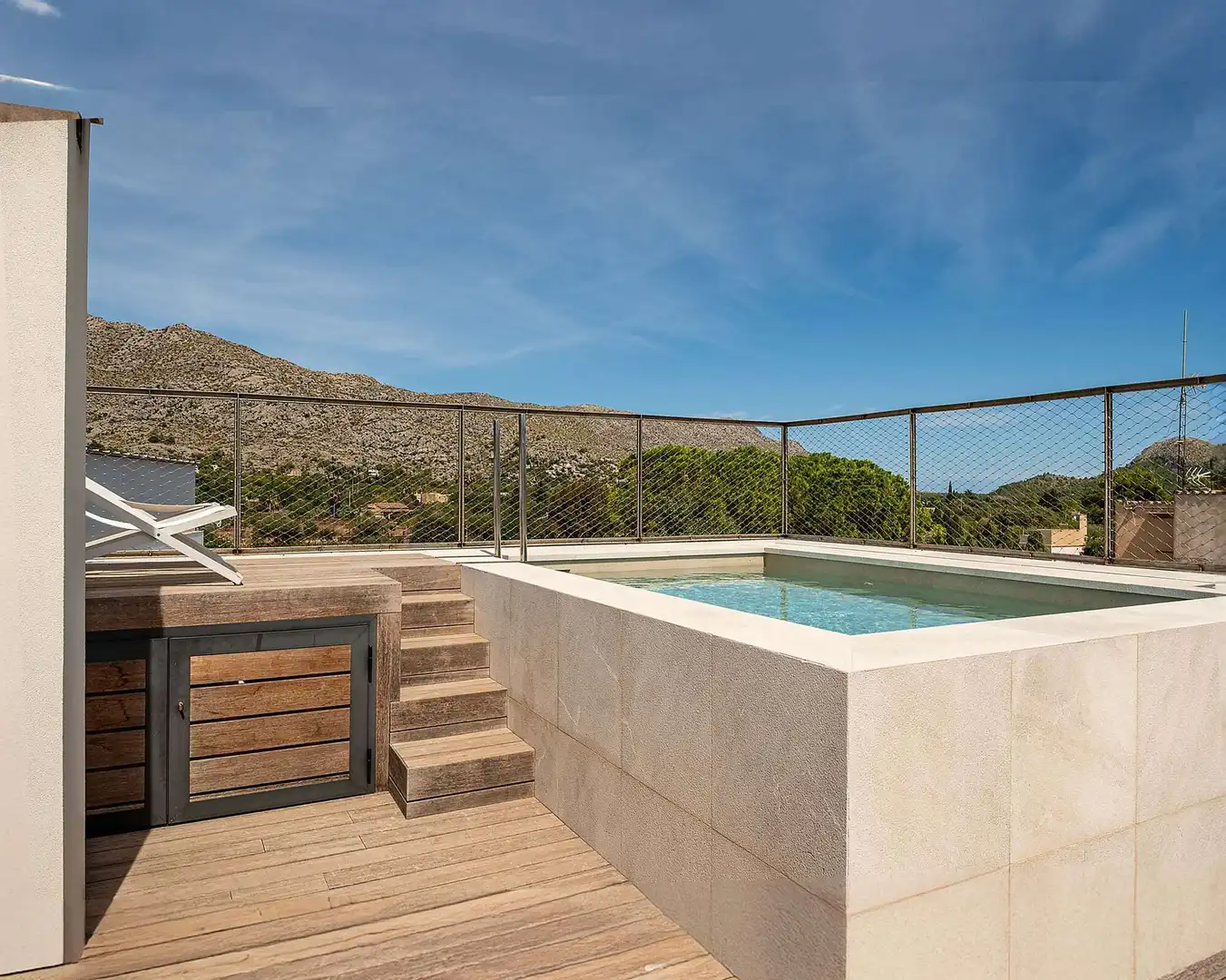Piscina de Casa o chalet en venta en Pollença con Aire acondicionado, Terraza y Amueblado