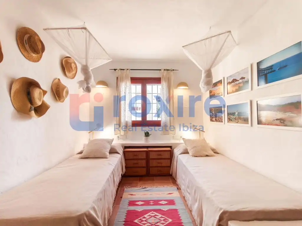Bedroom of Houses for rent in Sant Josep de sa Talaia  with Air Conditioner, Private garden and Terrace