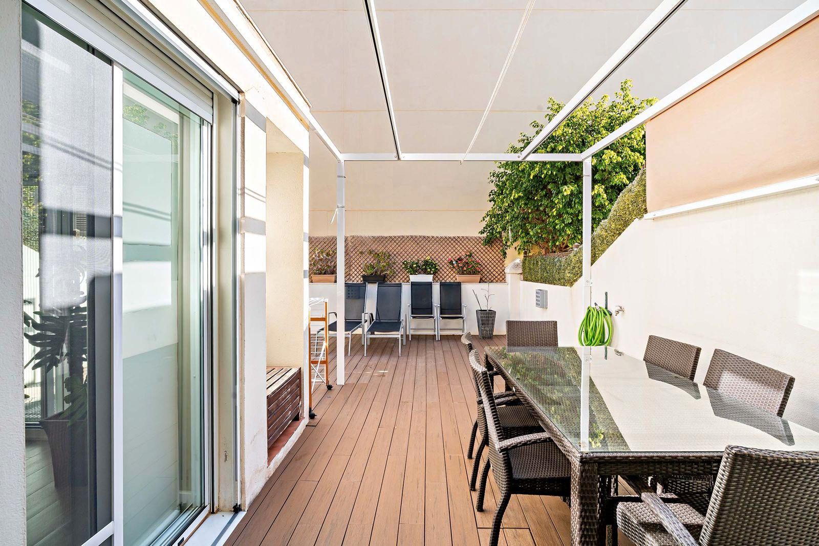 Terrassa de Casa o xalet de lloguer en Roquetas de Mar amb Aire condicionat, Calefacció i Terrassa