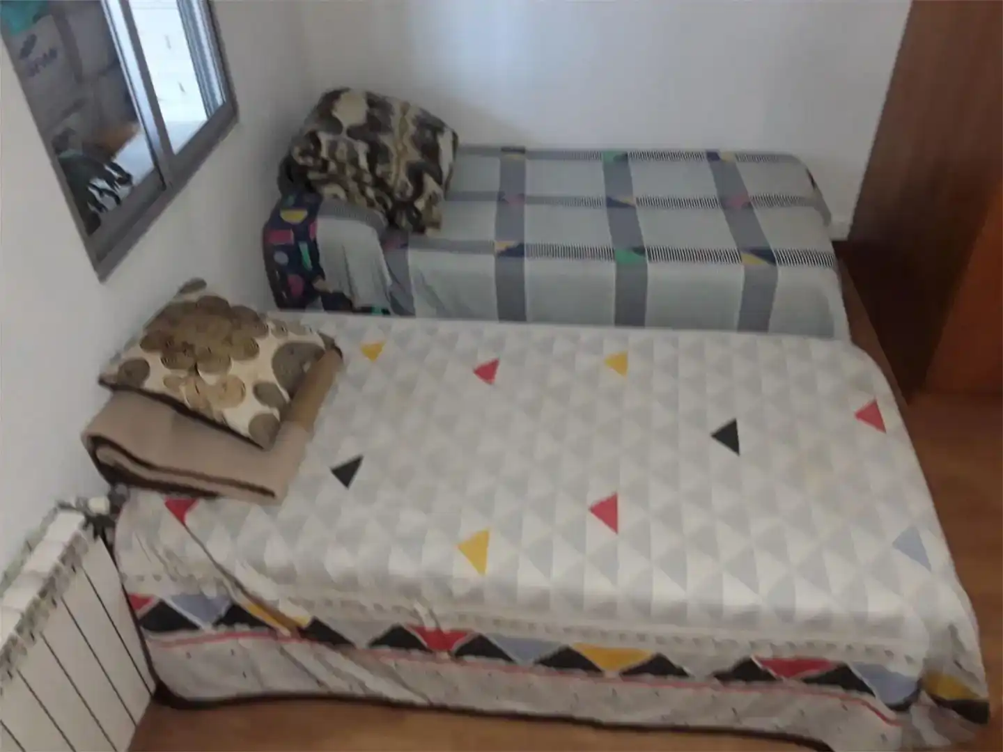 Schlafzimmer von Wohnung zur untervermieten in Torrejón de Ardoz mit Parkett, Möbliert und Balkon