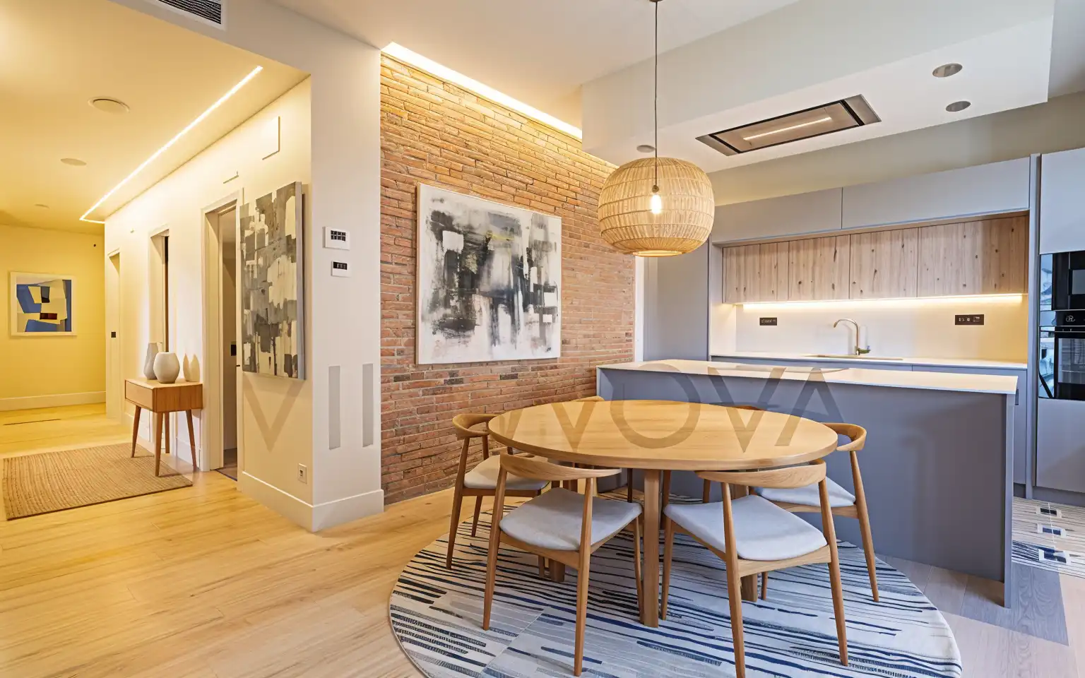 Esszimmer von Wohnung zum Verkauf in Reus mit Klimaanlage, Heizung und Parkett